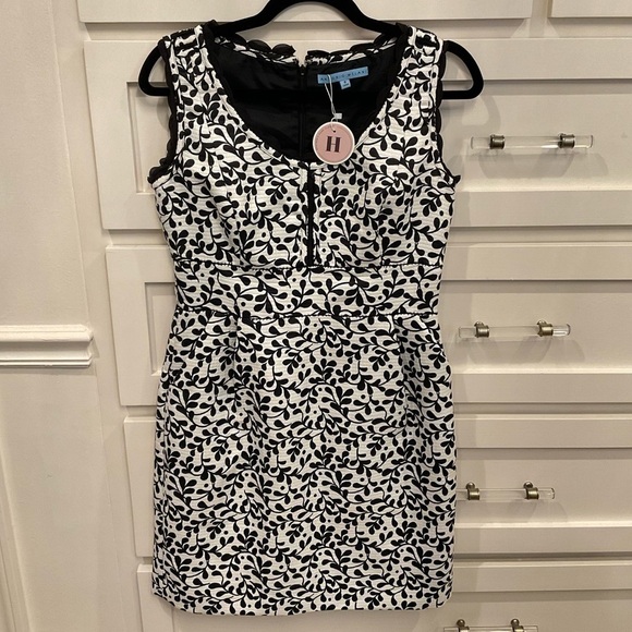 Antonio Melani black & white fully lined dress - Picture 10 of 11